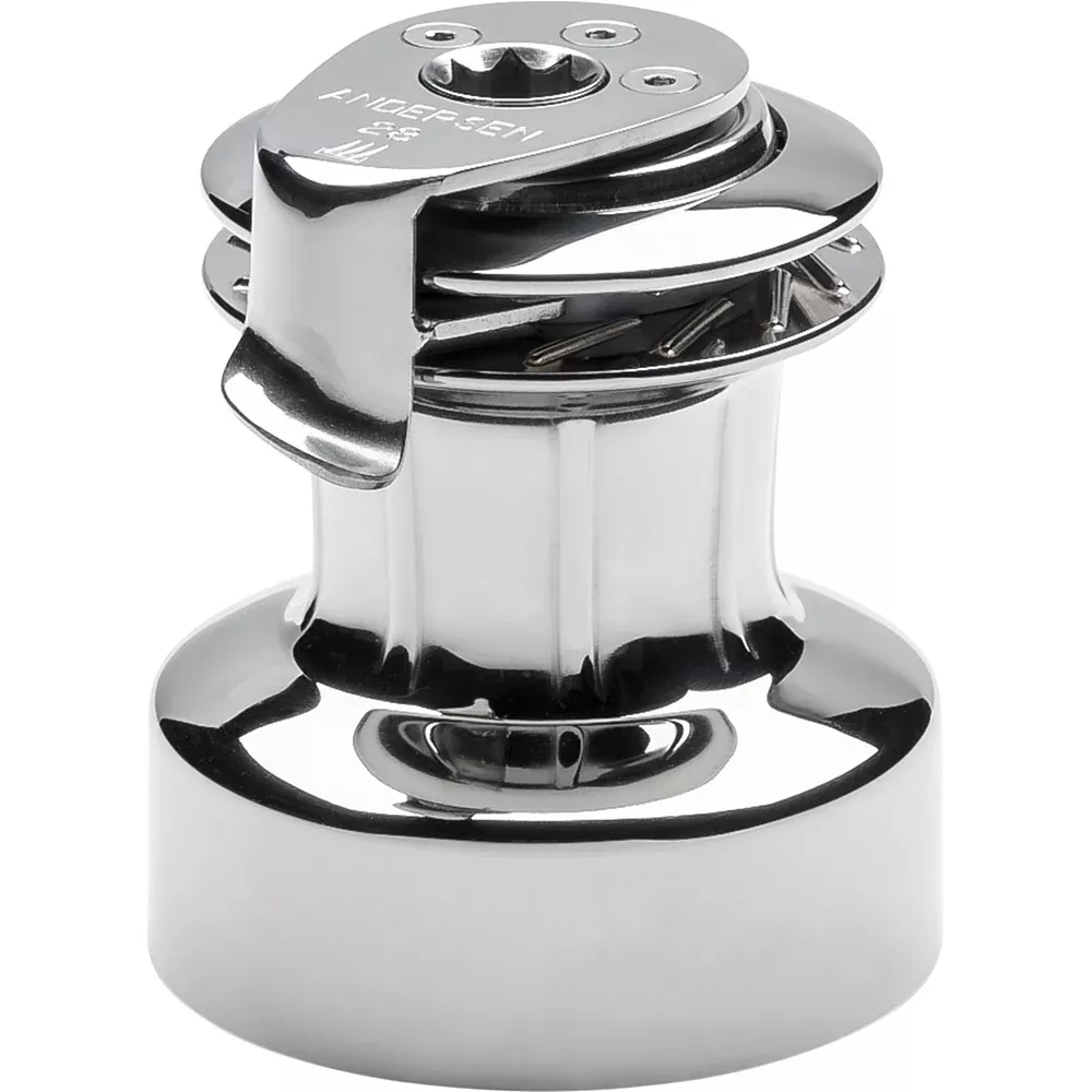 ANDERSEN 28 ST FS - 2-Speed Self-Tailing Manual Winch - Full Stainless