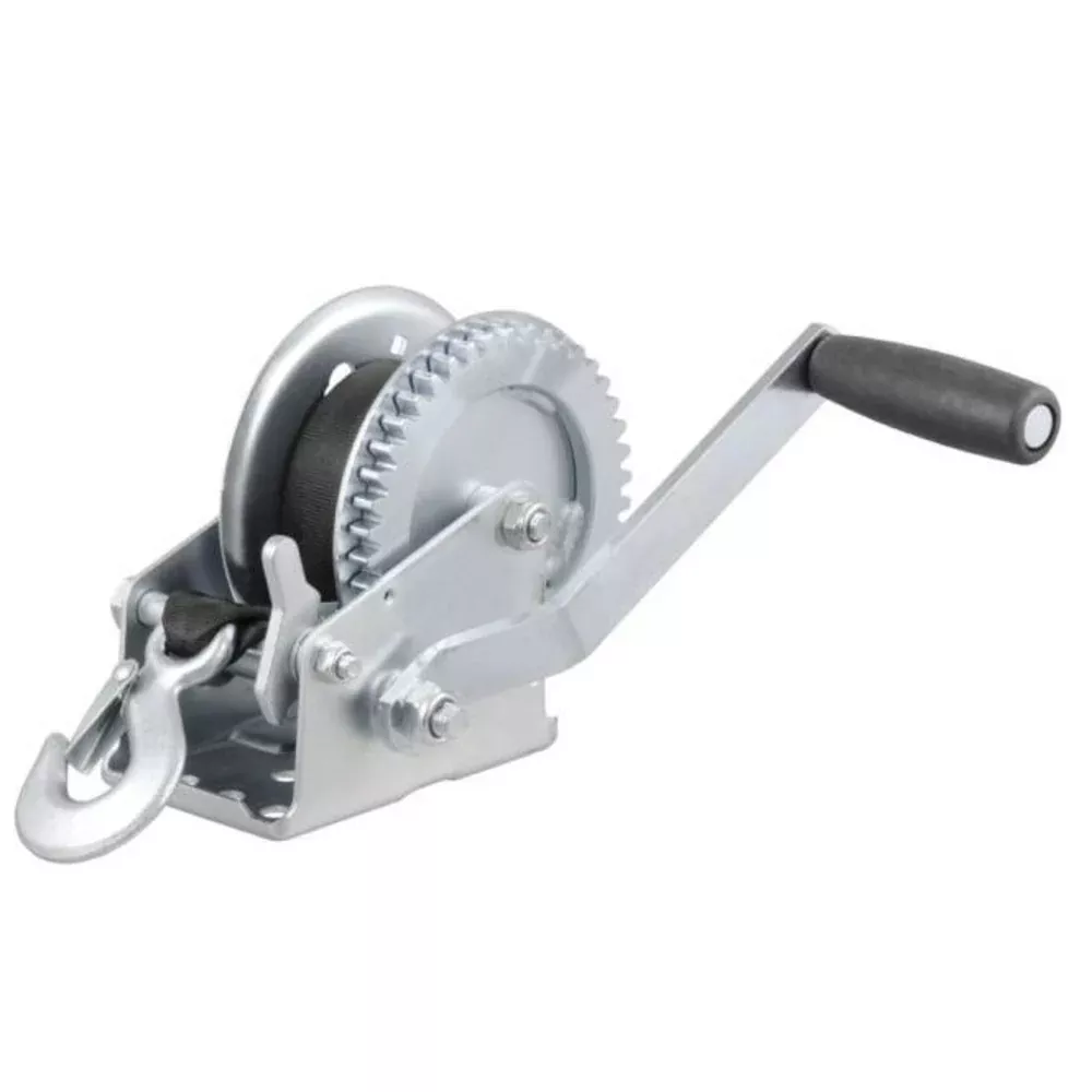 Curt 29435 1400 lb. Hand Winch with 20' Strap & 7-1/2" Handle