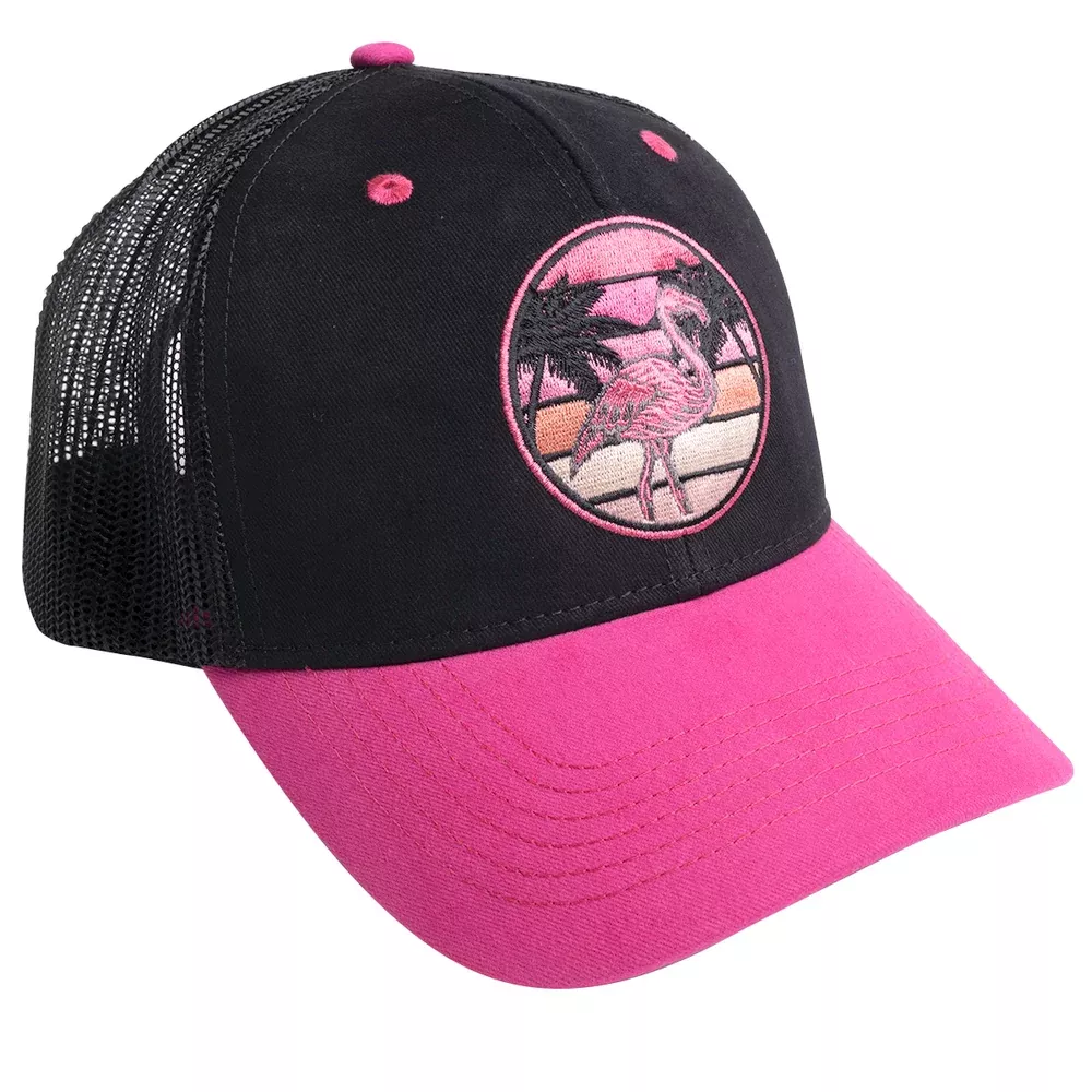 Easter Island EICAPFLMGO Flamingo Cap Cotton Mesh Back Adjustable Snap