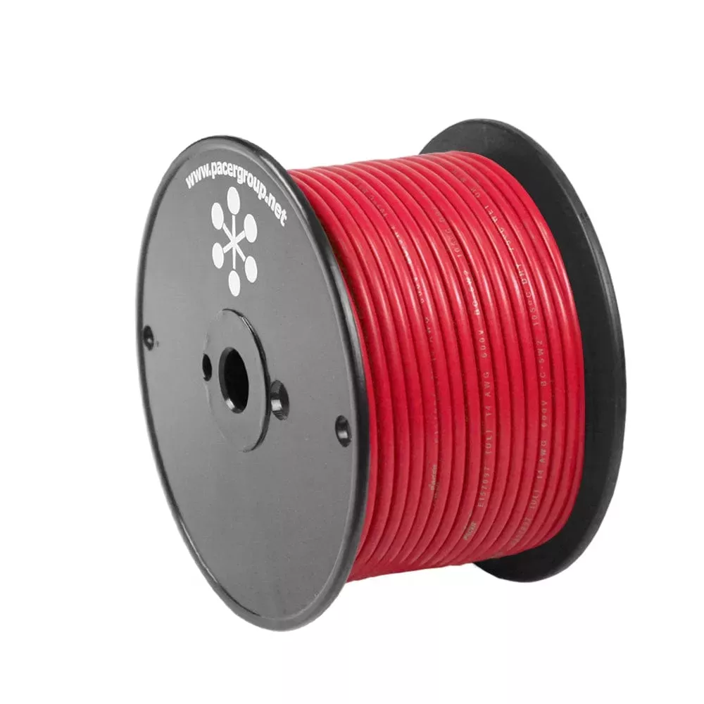 Pacer Red 100' 8 AWG Primary Wire #WUL8RD-100