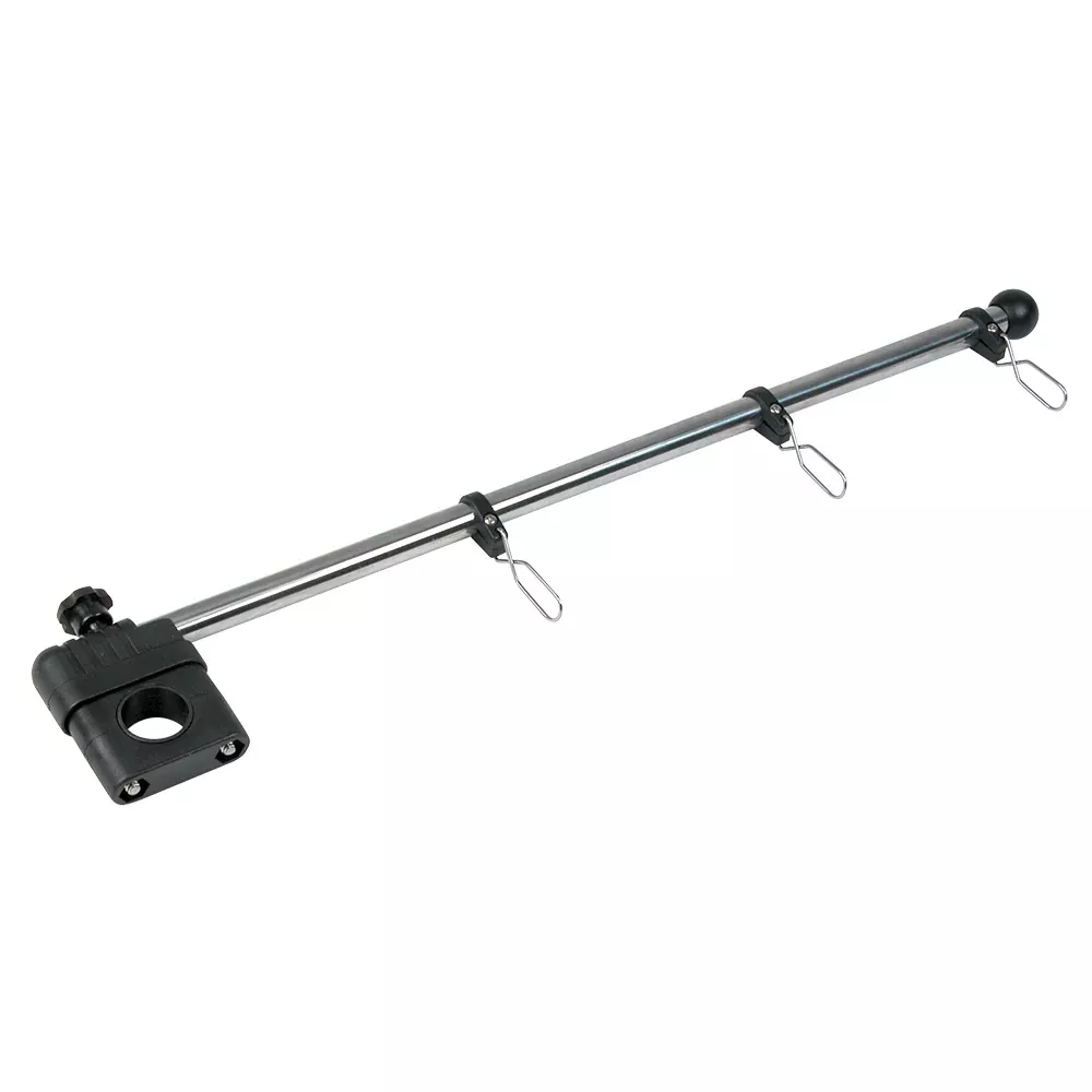 Whitecap 17" Rail Mount Flag Pole - 1/2" Diameter, Stainless Steel Sta